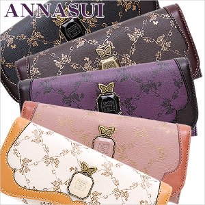 ANNA SUI  長財布 ウォールデコ ローズ